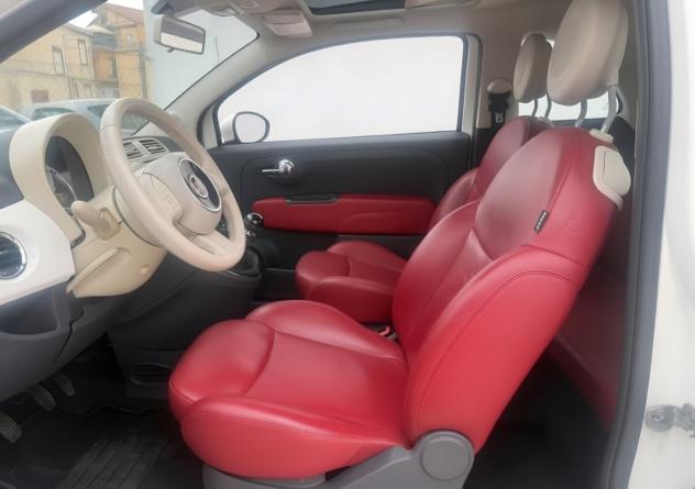 Fiat 500 1.2 Lounge *Pelle*Tetto*bianco perla - Foto 4