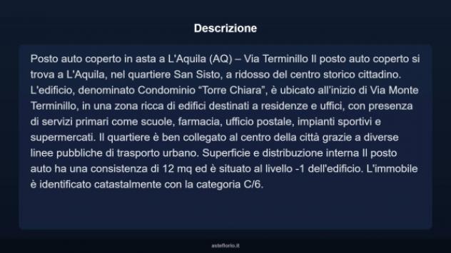 Immobile in asta di 12 m² in vendita a L'Aquila - Foto 10