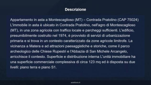 Immobile in asta di 123 m², box auto in vendita a Montescaglioso - Foto 11