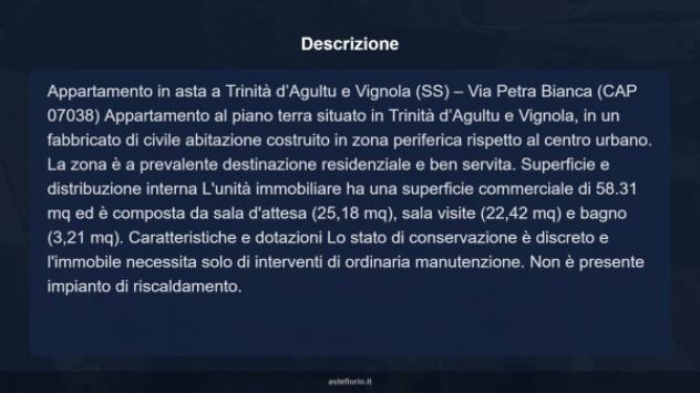 Immobile in asta di 58 m² in vendita a Trinità d'Agultu e Vignola - Foto 4