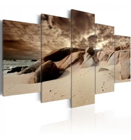 Quadro Sui Monti Del Deserto Cm. 100x50 E 200x100 ARREDALACASA