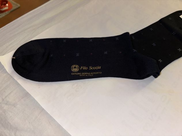 CALZE NUOVE CON CARTELLINO DA UOMO IN COTONE FILO DI SCOZIA”DeBert”MADE IN ITALY - Foto 5