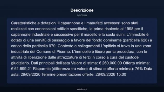 Immobile in asta di 1051 m² in vendita a Picerno - Foto 5