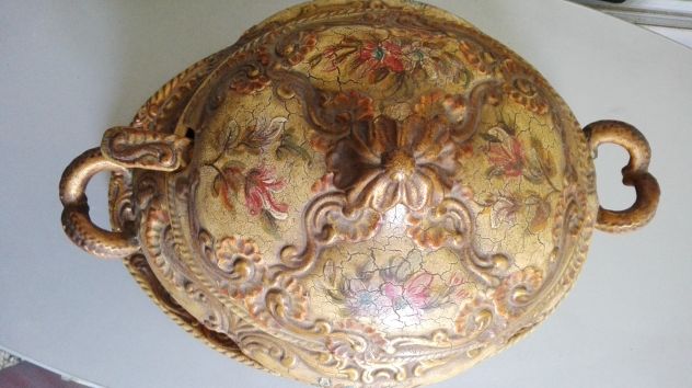 ZUPPIERA CON MESTOLO-CERAMICA DI BASSANO -ANNI 90- - Foto 2