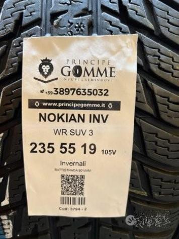 4 gomme 235 55 19 nokian inv a3794 - Foto 2