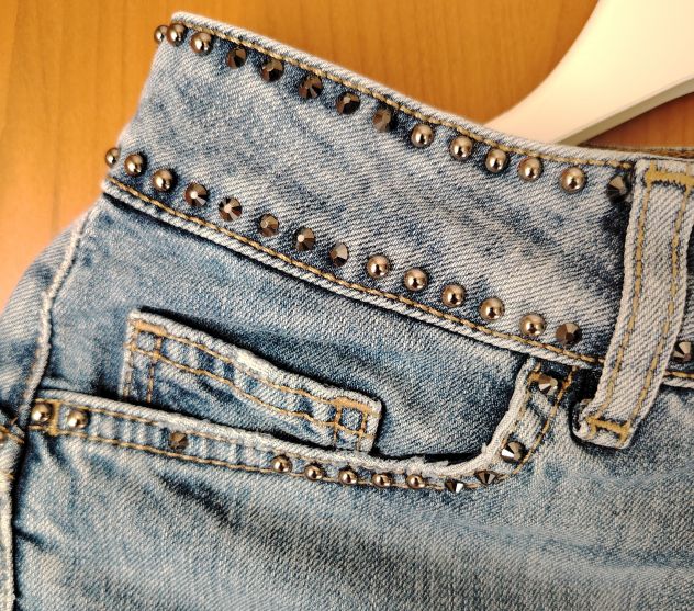 LIU JO Jeans a vita alta Donna Jeans Taglia IT 27 blu stile casual aspetto di se - Foto 5