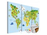 Quadro Di Sughero Green In 3 Parti 60x40 O 120x80 Arredalacasa