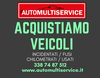Acquisto Veicoli incidentati, fusi, grandinate con problemi meccanici