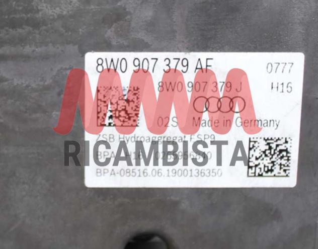 0265956840 Audi A5 2.0 Sportback centralina ABS gruppo pompa Bosch - Foto 3