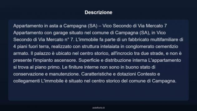 Immobile in asta di 111 m², box auto in vendita a Campagna - Foto 4