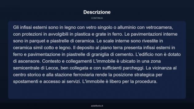 Immobile in asta di 101 m² in vendita a Lecce - Foto 13