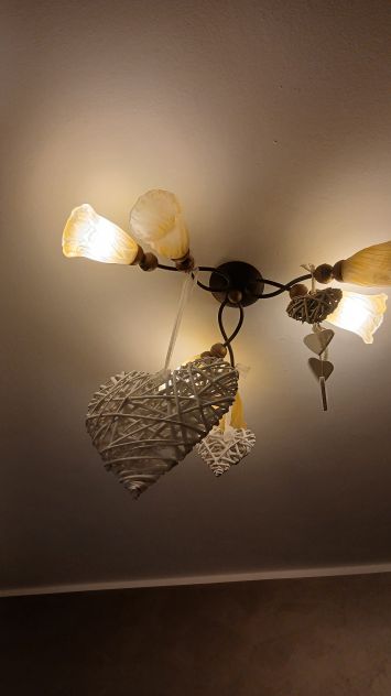 Lampadario ferro battuto - Foto 2