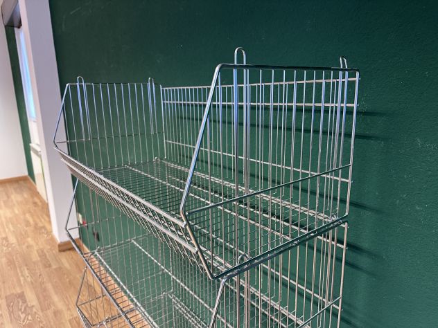 5 Cestelli espositivi modulari acciaio impilabili - Foto 3