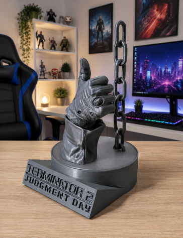 Lampada LED Terminator 2 Judgment Day – Mano Robotica con Catena - Collezione - Foto 4