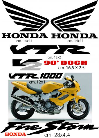 Kit adesivi moto honda - VTR firestorm