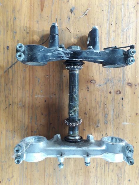 Piastre forcella per Honda Dominator - Foto 2