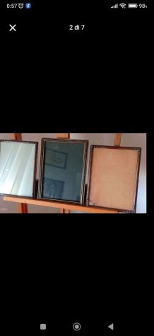 10 Cornici in legno. ~ anni 70 - Foto 7