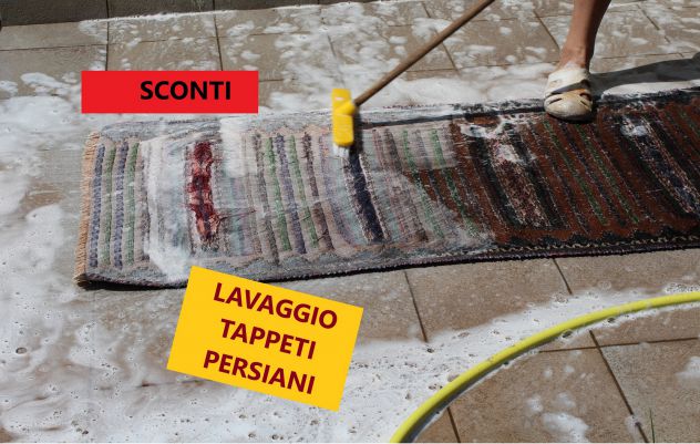 Lavaggio professionale tappeti Bari, pulizia,restauro tappeti Bari - Foto 2