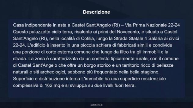 Immobile in asta di 162 m² con più di 5 locali in vendita a Castel Sant'Angelo - Foto 14