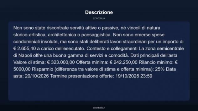 Immobile in asta di 121 m² con più di 5 locali in vendita a Napoli - Foto 15