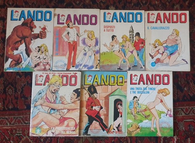 Lotto 7 fumetti serie Lando anni '70