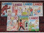 Lotto 7 fumetti serie Lando anni '70
