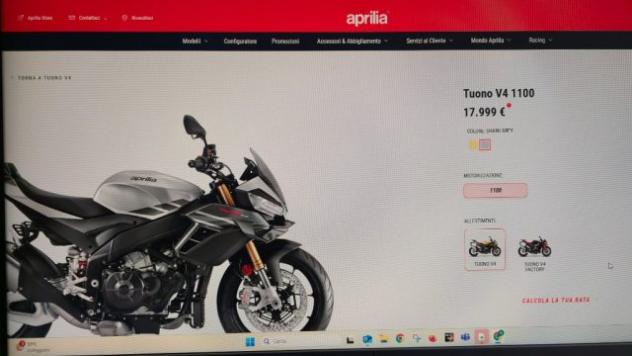 APRILIA TUONO V4 1100 TUONO 1100 BASE ABS EURO 5 + rif. 22454094