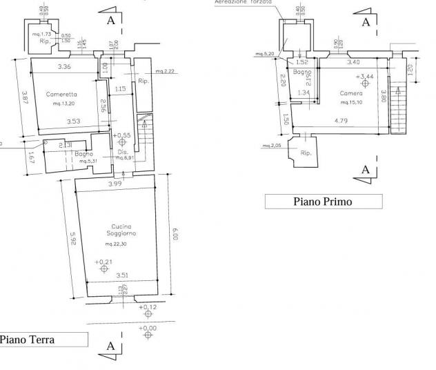 Terratetto in vendita a San Frediano a Settimo - Cascina 80 mq Rif: 1423646