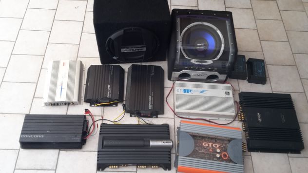 amplificatore subwoofer autoradio cross over - Foto 2