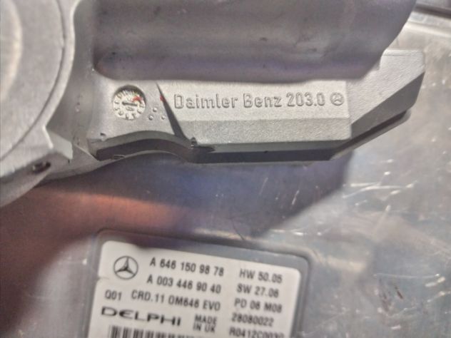 kit accensione Centralina ECU Motore Mercedes R0412C003G A6461509878 CRD11 A00 - Foto 5