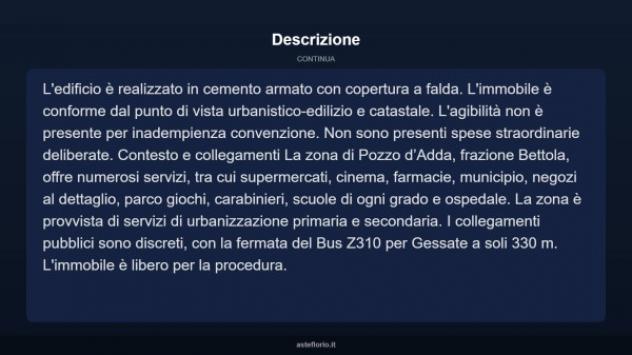 Immobile in asta di 21 m² in vendita a Pozzo d'Adda - Foto 4