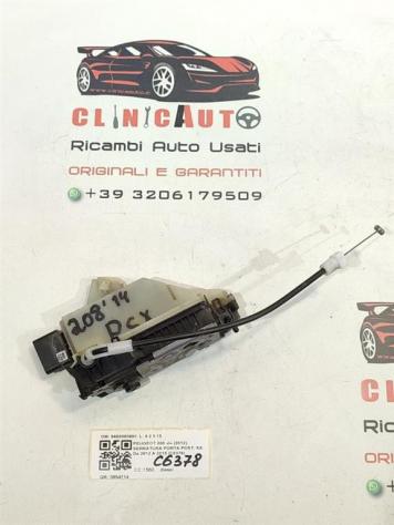 SERRATURA POSTERIORE SINISTRA PEUGEOT 208 Serie 9688080880 (1219)