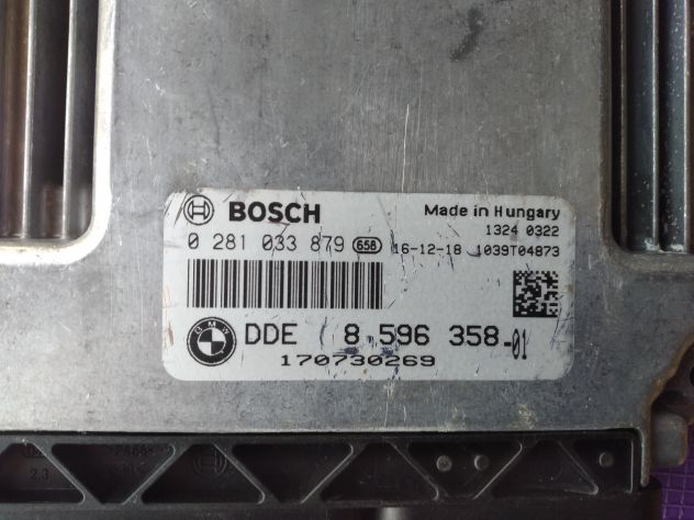 Centralina motore ECU Bosch 0281033879 DDE8596358 EDC17C50 COMPUTER BMW X3 2.0 - Foto 4