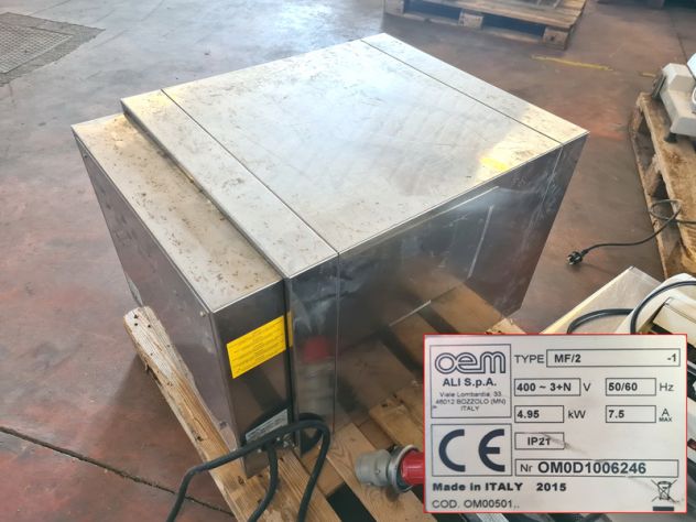 forno elettrico doppio per pizze usato - Foto 4