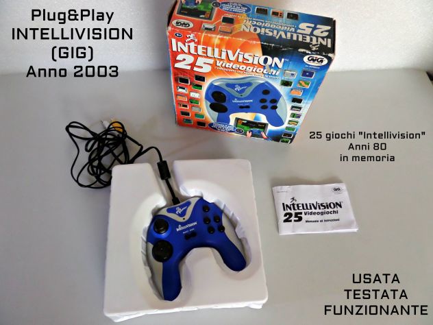 Plug & Play INTELLIVISION, 25 giochi (anno 2003) GIG