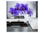 Fotomurale Adesivo Con Le Orchidee Blu ARREDALACASA
