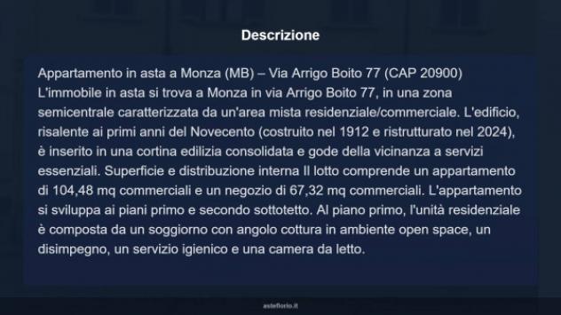 Immobile in asta di 104 m² in vendita a Monza - Foto 12