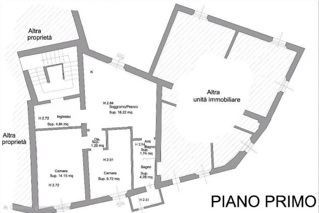 Appartamento in vendita a Siena 69 mq Rif: 1451906 - Foto 2