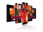 Quadro Con Il Vaso In Testa Cm.100X50 E 200x100 ARREDALACASA