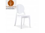 Sedie Pistoia In Polipropilene Color Bianco Per Arredo Esterno Bar Ristorante