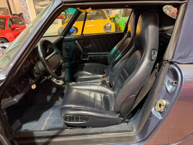 PORSCHE 911 964 Cabrio-Baltic Blu-Pelle Blu-Capote Blu rif. 24098111 - Foto 10