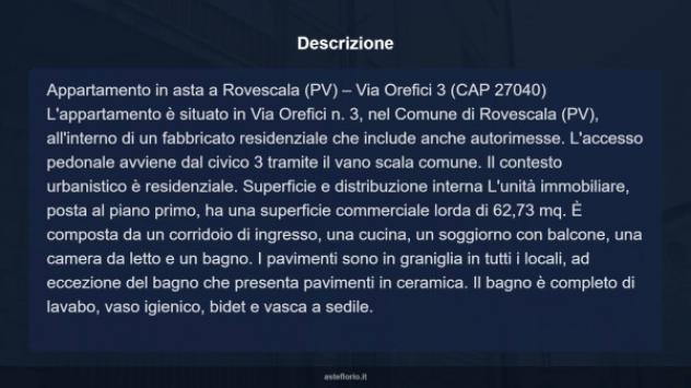 Immobile in asta di 62 m², box auto doppio in vendita a Rovescala - Foto 3
