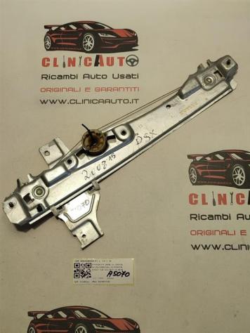 MECCANISMO ALZAVETRO POST. SX PEUGEOT 2008 1° Serie 9806088680-01 DV6DTED (13) - Foto 2