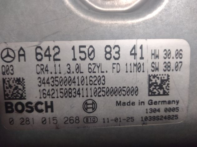 KIT ACCENSIONE COMPLETO Centralina motore Bosch Mercedes-Benz, 0281015268, 0 28 - Foto 5