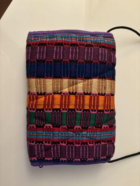 UN PORTAFOGLIO NUOVO CHE DIVENTA ANCHE BORSA PICCOLA POCHETTE UNISEX ETNICO IN S - Foto 9