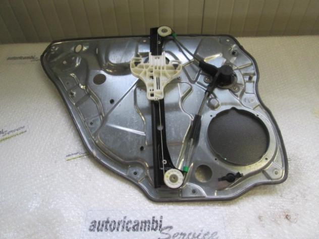 6Q4839462B MECCANISMO ALZACRISTALLO MECCANICO PORTA POSTERIORE DESTRA VOLKSWAGEN POLO 1.4 B 55KW 5M 5P (2004) RICAMBIO USATO