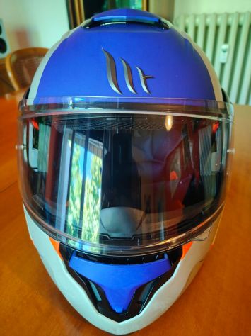 Casco Modulare MT Helmets Atom – Doppia Visiera + KIT ANTIPIOGGIA OMAGGIO - Foto 2