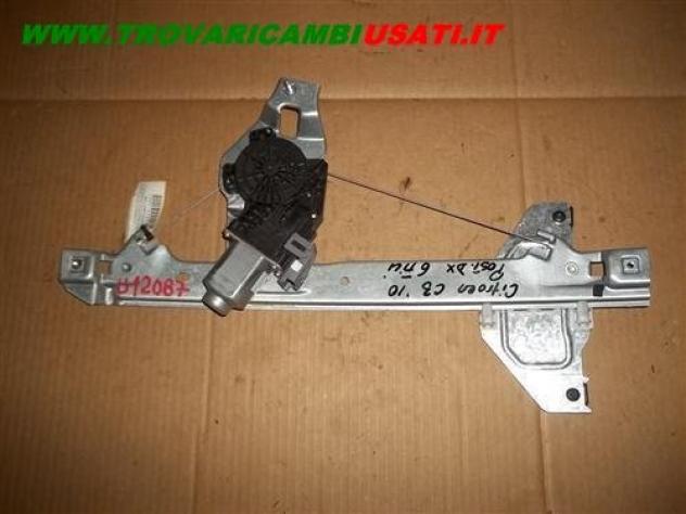 ALZACRISTALLO ELETTR. PORTA POST.D. 6 FILI CITROEN C3  Carrozzeria  Lamierati esterni  Porte  Alzacristallo por CITROEN - C3 - 01-10-2009 - 01-10-2016
