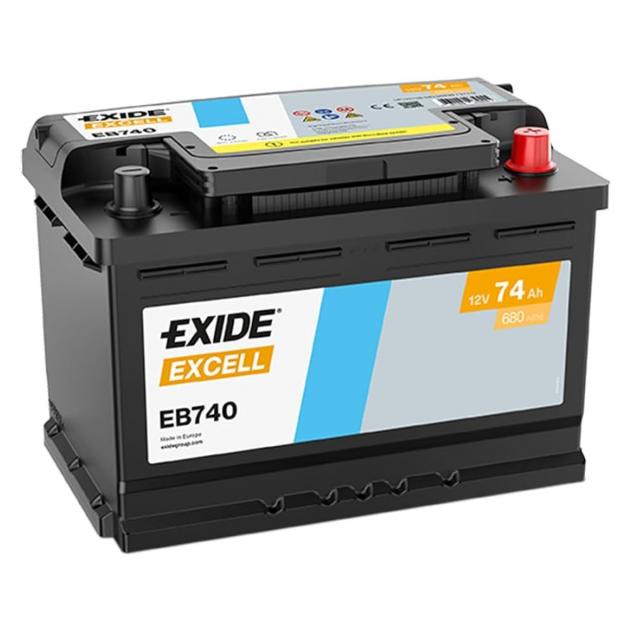 Batteria Auto Exide 74ah 680a