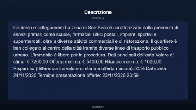 Immobile in asta di 12 m² in vendita a L'Aquila - Foto 9